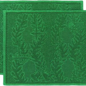 Stjerneriflet dæk.ser. Grøn2stk