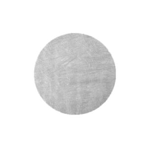 Struktur Dækkeservietter Rund Sølv