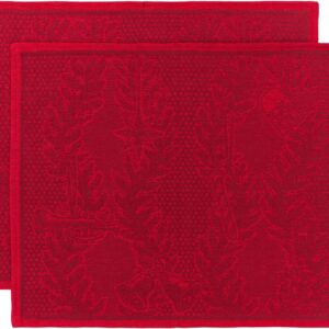 Stjerneriflet dæk.ser. Rød 2stk